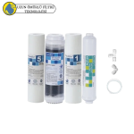 Purefer  Açık kasa Çif sedimentli Sertifikalı 4 lü  filtre seti