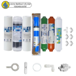 Purefer  Açık kasa Çif sedimentli Sertifikalı 7 li Vontron Helixfil Yüksek Tds mebranlı  mineral + alkalili set ve ekipmanları