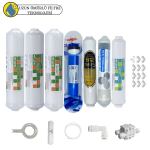 Purefer  Kapalı kasa su arıtma cihazlarına uygun Sertifikalı 7 li B12 alkali+ Filmtec Dupon mebranlı  Şeffaf 4 lü mineralli set ve ekipmanları