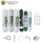 Purefer  kapalı Kasa Su Arıtma Cihazlarına Uygun Sertifikalı 6 li Platinium mebranlı  alkalili set ve ekipmanları