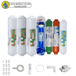 Purefer  kapalı Kasa Su Arıtma Cihazlarına Uygun Sertifikalı 7 li Filmtec Dupon mebranlı  mineral  + alkalili set ve ekipmanları