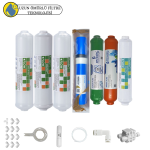 Purefer  kapalı Kasa Su Arıtma Cihazlarına Uygun Sertifikalı 7 li Vontron Helixfil Yüksek Tds mebranlı  mineral + alkalili set ve ekipmanları