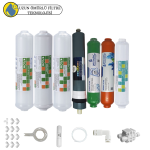 Purefer  kapalı Kasa Su Arıtma Cihazlarına Uygun Sertifikalı 7 li Platinium mebranlı  mineral + alkalili set ve ekipmanları