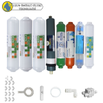 Purefer  kapalı Kasa Su Arıtma Cihazlarına Uygun Sertifikalı 8 li Platinium mebranlı  mineral + alkalili + detox set ve ekipmanları