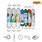 Pera Water Delüxe Su Arıtma Cihazına Uygun Pallas 80 GPD inline 7li Avantajlı Alkali+Mineral Filtre Seti