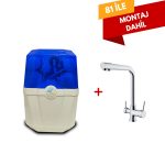 Pera Water Elit Silver 7 Aşamalı Gümüş İyonlu Su Arıtma Cihazı + Arıtma Çıkışlı Krom L Batarya