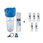 Pera Water 10 İnç Şebeke Girişi Tekli Tortu Arıtma Sistemi ve Yedek Tortu Filtresi