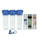 Pera Water 10 İnç Şebeke Girişi 3 Lü Arıtma Sistemi Silifoz Filtreli